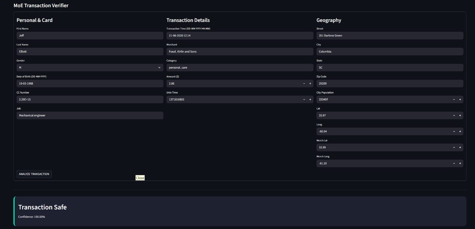 Fintech Fraud Detection AI